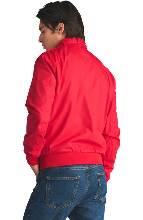 Members Only Classic Iconic Racer Jacket In Red