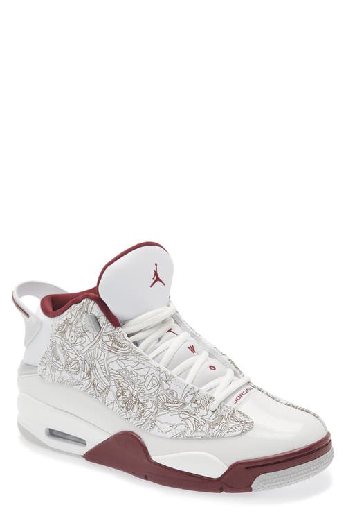 UPC 196152033246 product image for Air Jordan Dub Zero Sneaker in White/Cherrywood Red/Silver at Nordstrom, Size 9. | upcitemdb.com