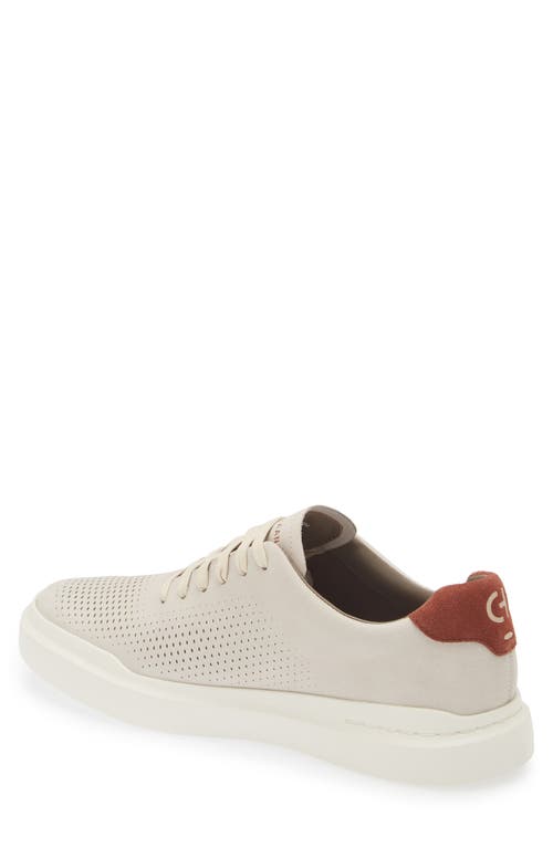 Shop Cole Haan Grandpro Rally Sneaker In Silver Lining/ivory