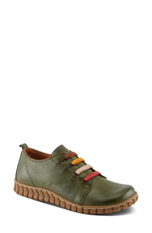 Shop Spring Step Emmalina Sneaker In Olive Green