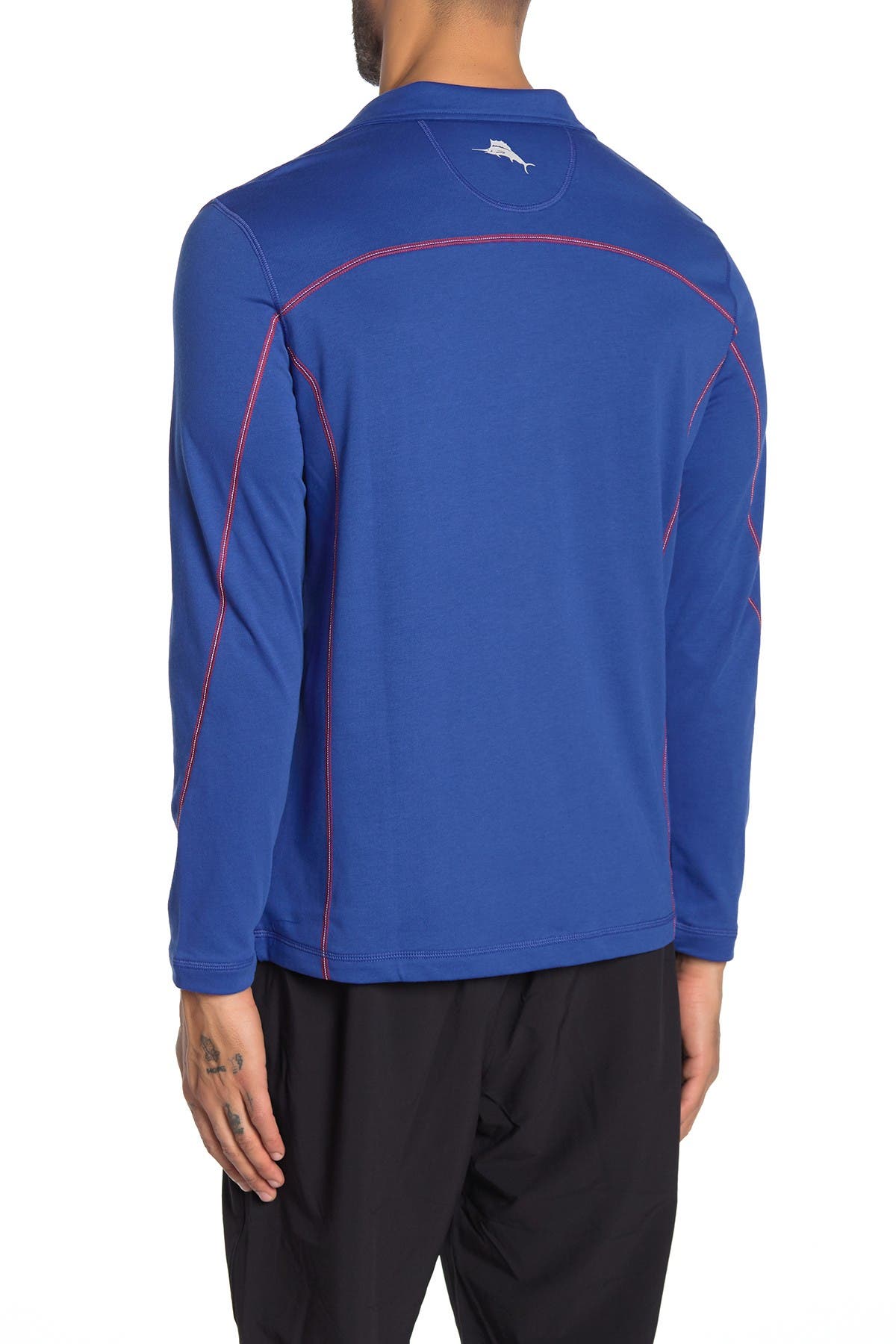 tommy bahama red sox half zip