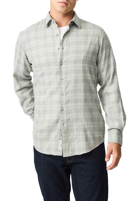 Rodd & Gunn Wildman Avenue Plaid Flannel Shirt In Pistachio