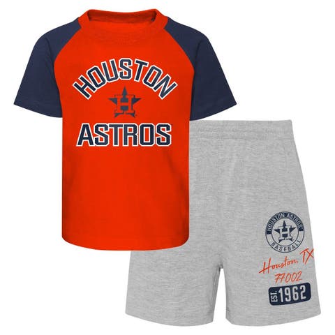 Outerstuff Newborn & Infant Orange/Royal New York Mets Pinch Hitter T-Shirt & Shorts Set