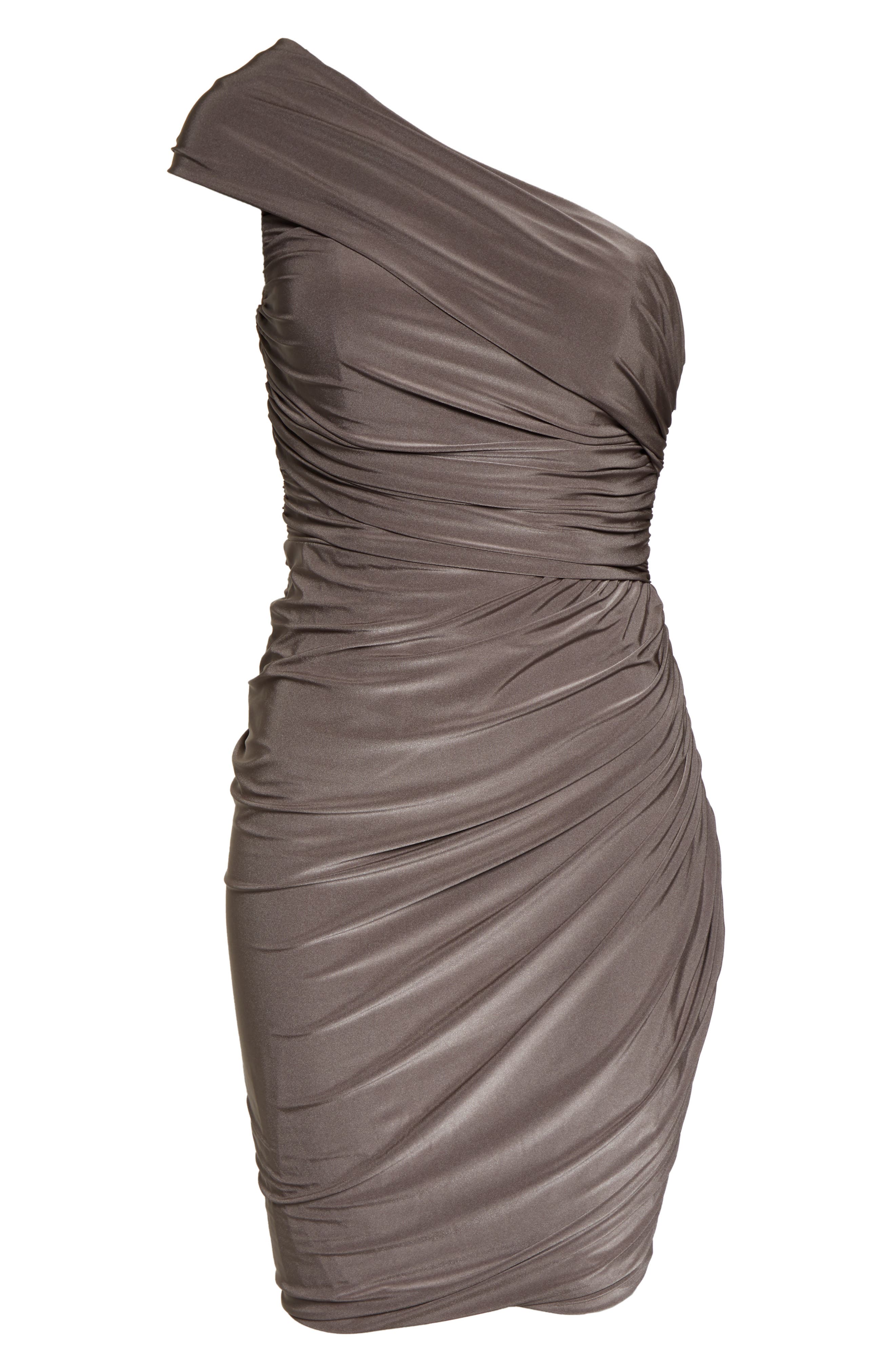 eliza j ruched one shoulder dress