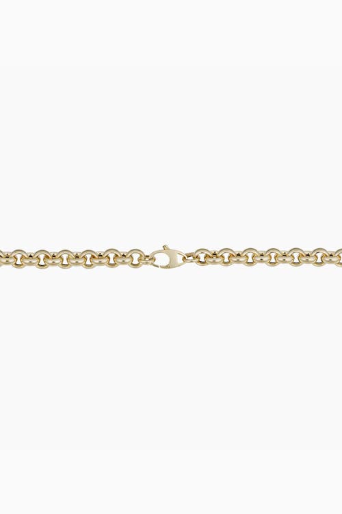 Shop Oradina 14k Yellow Gold Penthouse Link Necklace