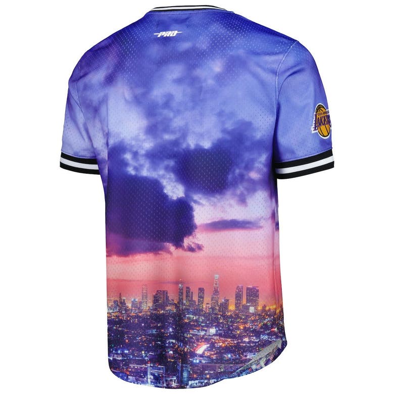 Pro Standard Lakers City Scape Mesh Shorts