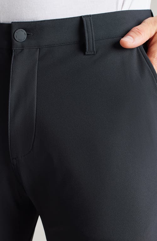 Shop Rhone Commuter Slim Fit Fleece Pants In Black