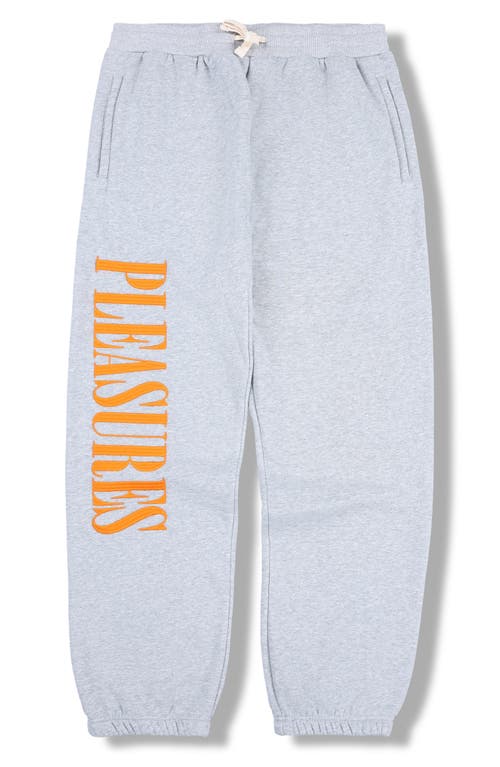 PLEASURES PLEASURES ONYX LOGO EMBROIDERED JOGGERS 