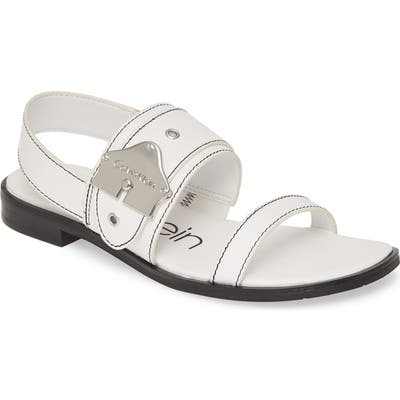 Calvin Klein Telisha Sandal, White