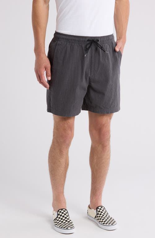 Volcom High Stone Shorts In Asphalt Black