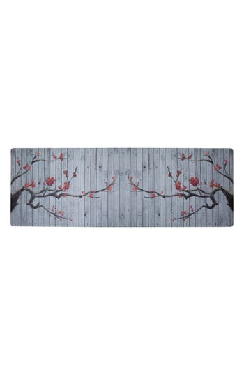 J&v Textiles J And V Textiles 20" X 55" Anti Fatigue Kitchen Mat In Blossom