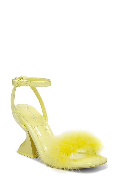 Circus NY Brenna Feather Ankle Strap Sandal in Citric Acid