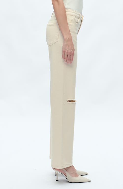 BAYEAS BAYEAS RIPPED STRAIGHT LEG JEANS