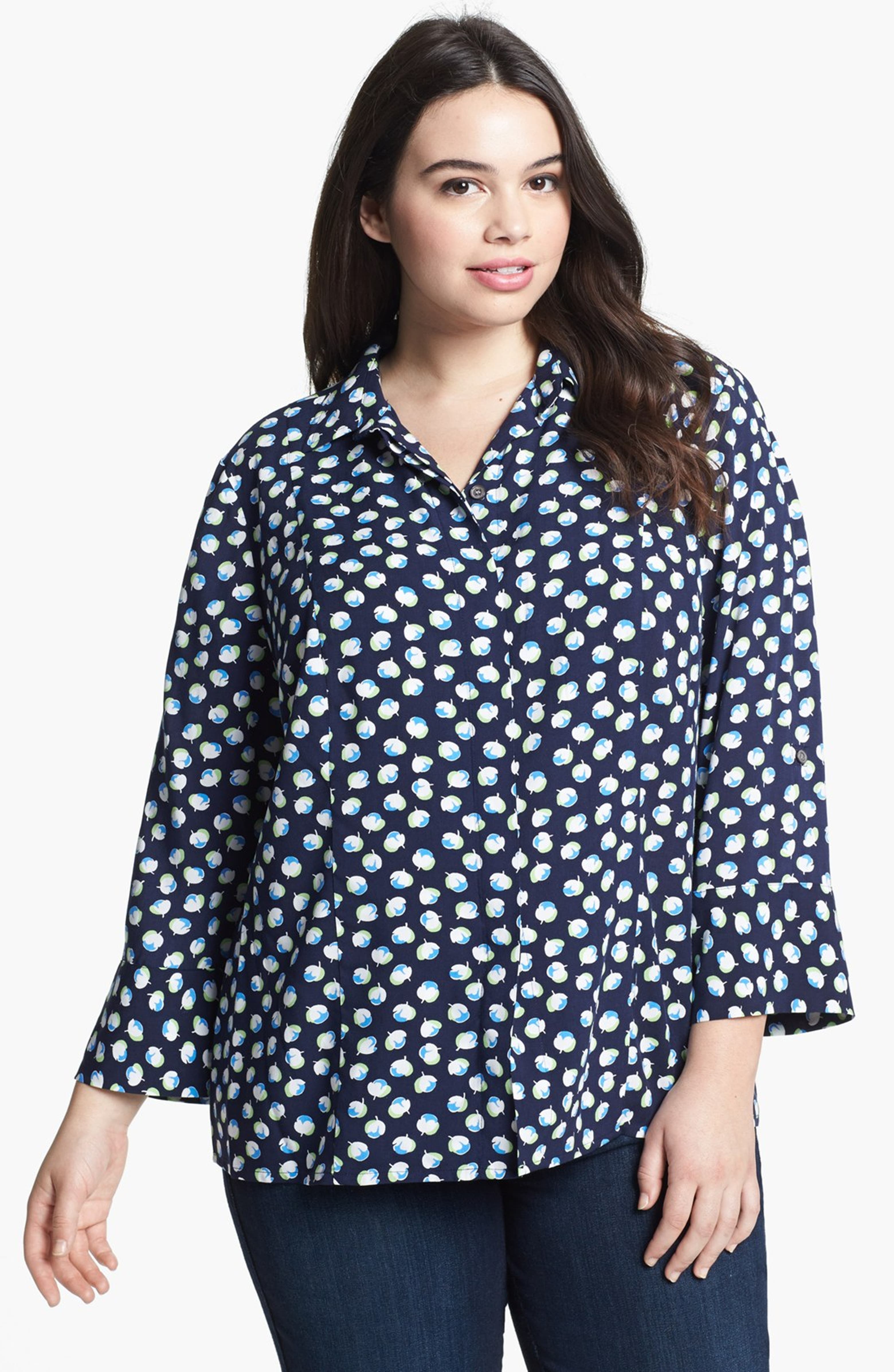 Two by Vince Camuto Floral Print Blouse (Plus Size) | Nordstrom