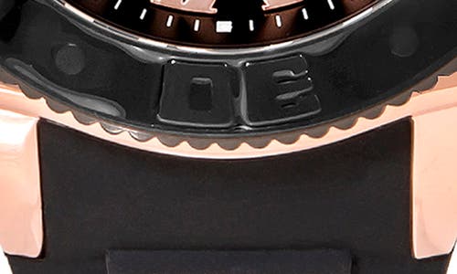 Shop Aquaswiss Swissport Xg Watch, 50mm X L63mm In Black/rose Gold