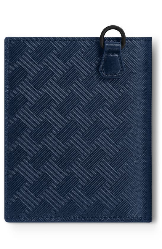 Shop Montblanc Extreme 3.0 Leather Wallet In Ink Blue