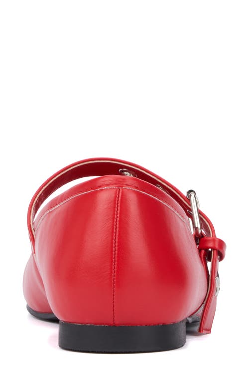 Shop Olivia Miller Element Mary Jane Flat In Red