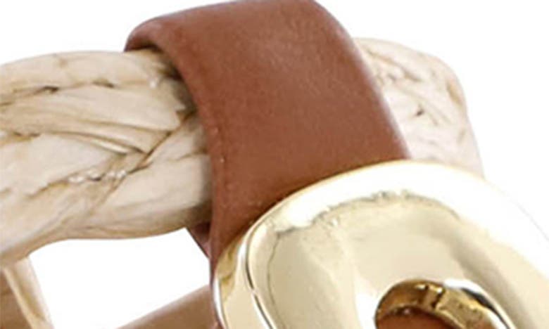 Mia Amore Tyrah Wedge Sandal In Natural