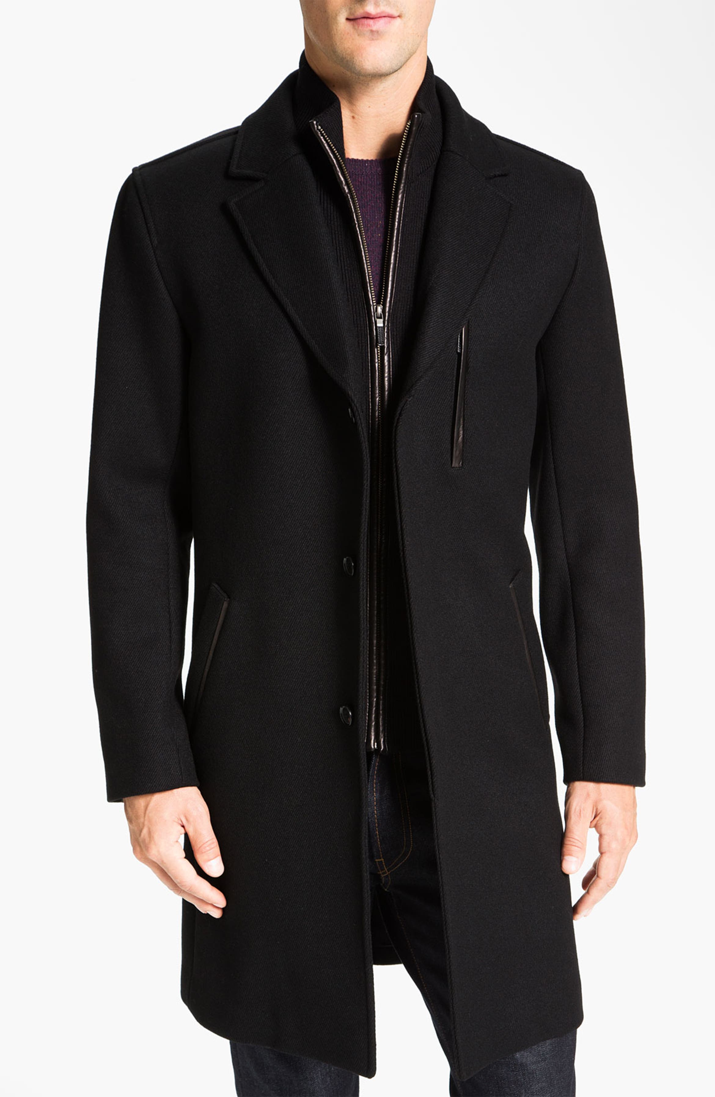 Cole Haan Wool Blend Overcoat | Nordstrom