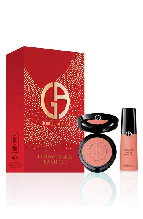 Shop Armani Collezioni Armani Beauty Luminous Silk Blush Gift Set $78 Value In No Color