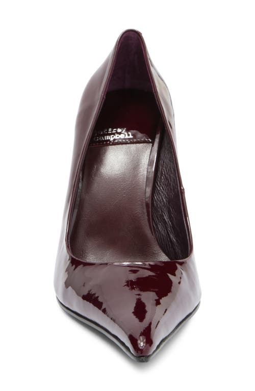 Jeffrey Campbell Pointed Toe Pump In Wine Patent