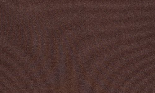 24seven Comfort Apparel Women's Elbow Sleeve Swing Tunic Top In Brown