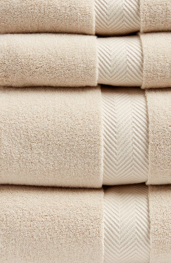 Shop Nordstrom Organic Hydrocotton 6-piece Towel Set $144 Value In Beige Oatmeal