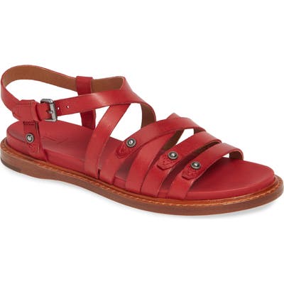 Frye Andora Strappy Sandal- Red