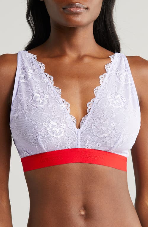 Lace Full Cup Bralette in Lilac