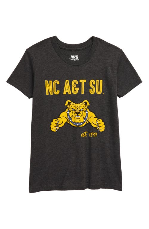 HBCU Pride & Joy Kids' NC A T Graphic Tee Dark Heather Gray at Nordstrom,