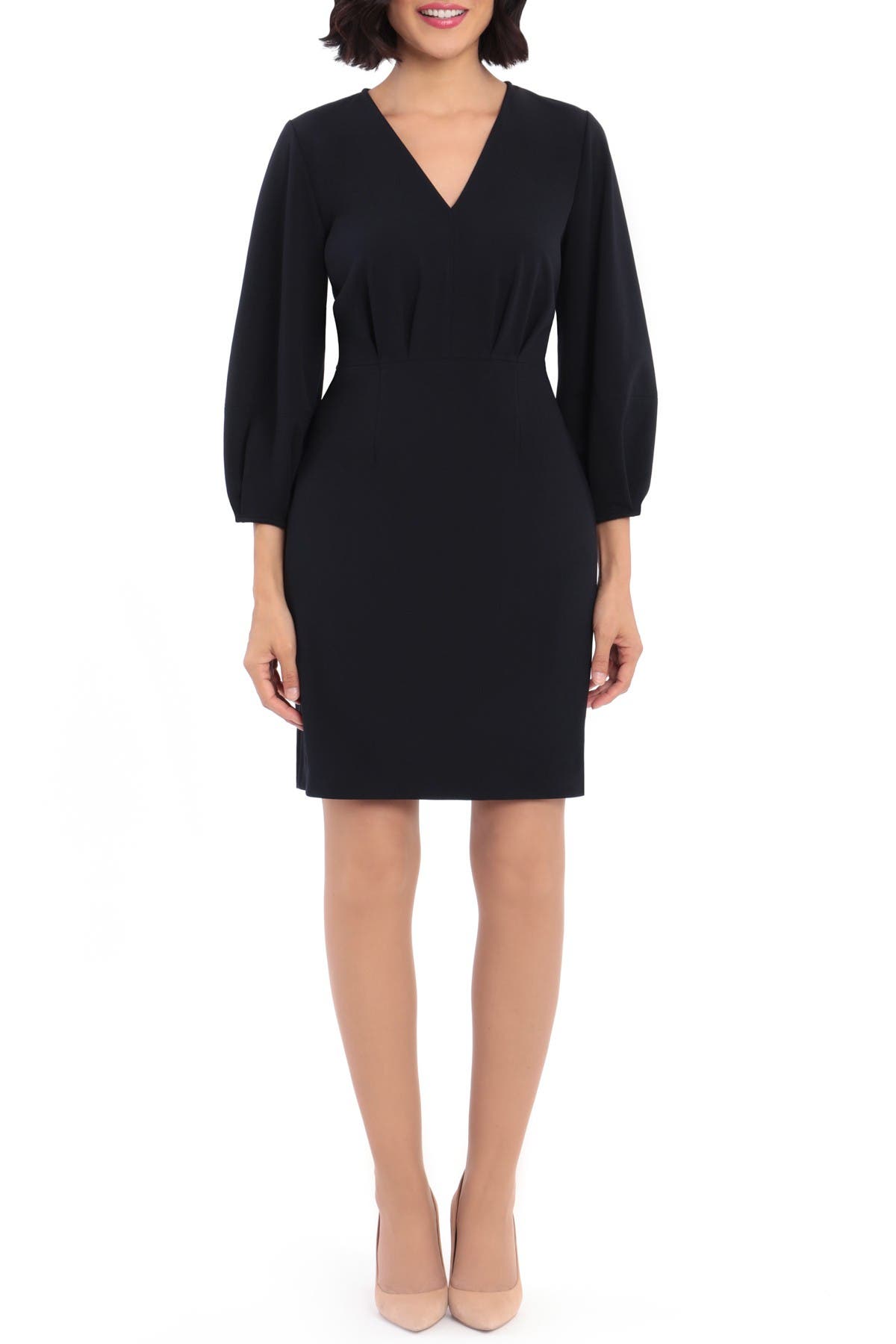 Veste Donna Morgan - Manches 3/4 En Blanc Doré, Taille 6, état Impeccable