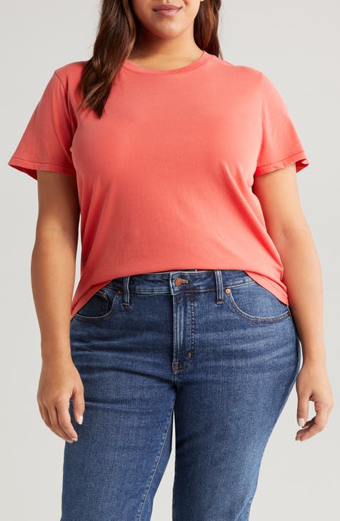 Red Plus-Size Tops for Women