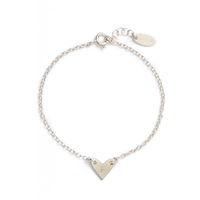 Nashelle Initial Heart Bracelet