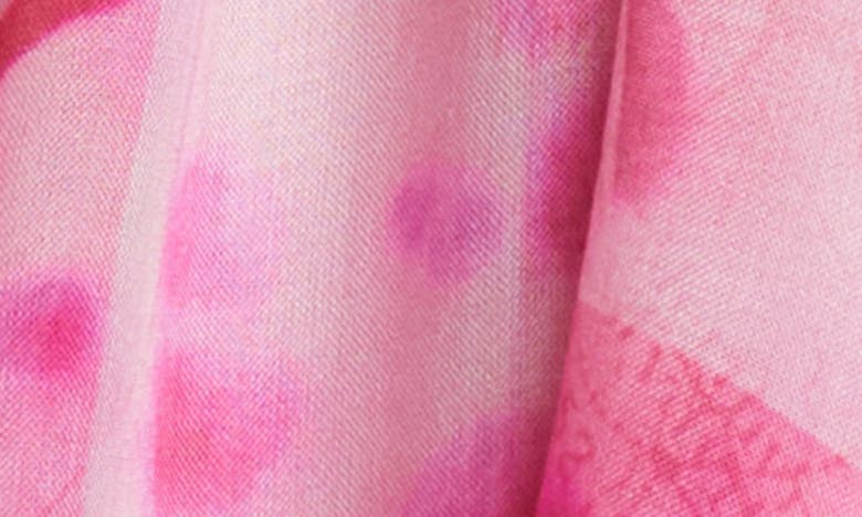 Shop Allsaints Marta Oblong Scarf In Pink