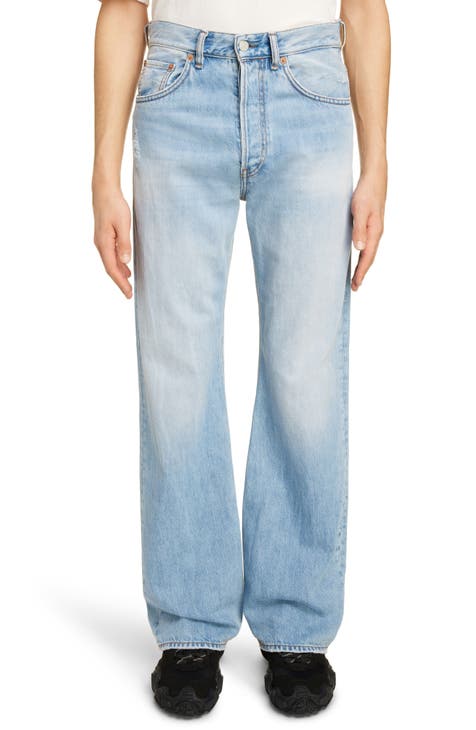 Acne Studios Loose Fit Jeans Light Beige Men's - US