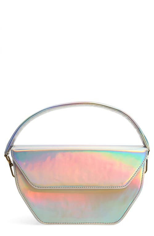 The Zoe Pentagon Bag in Holographic