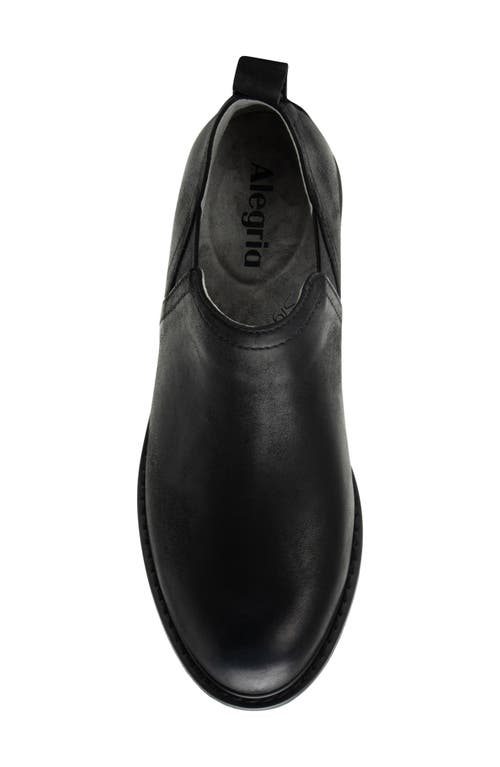 Alegria By Pg Lite Merle Ankle Bootie In Black Burnish