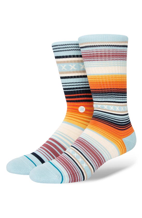 Stance Curren Crew Socks In Light Blue