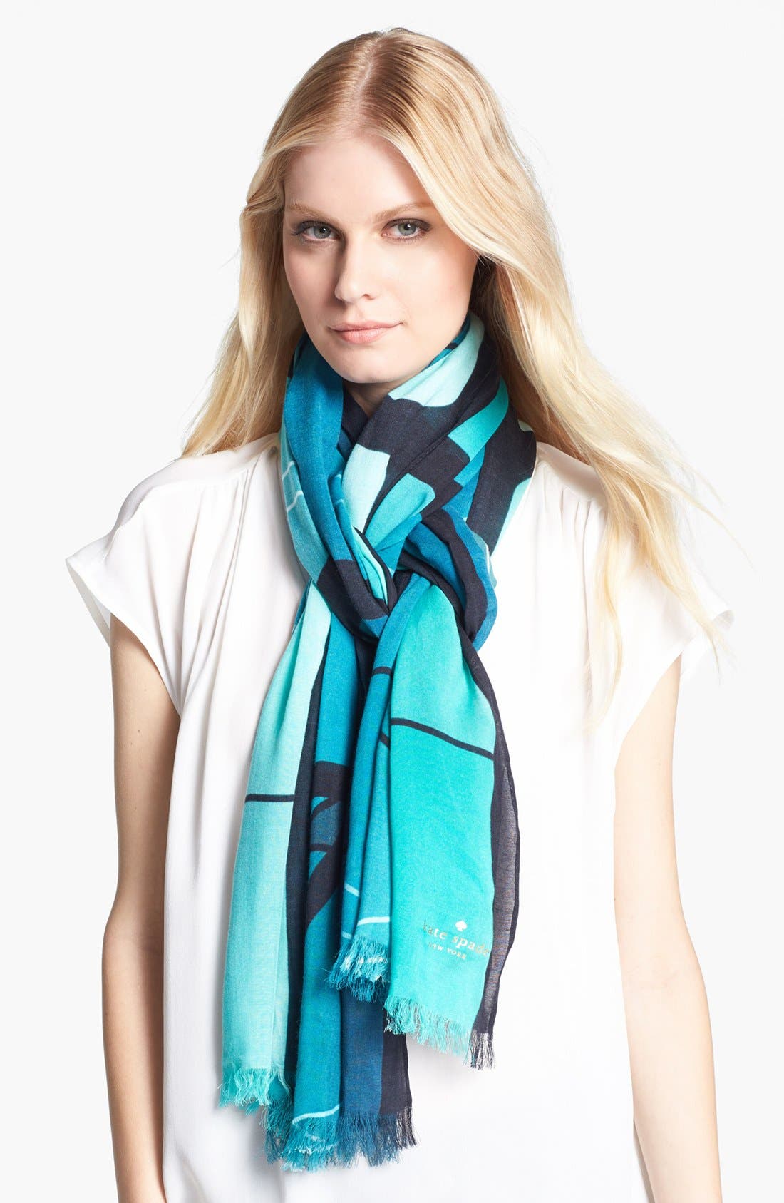 kate spade new york 'film strip' scarf Nordstrom