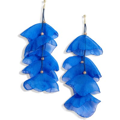 Stella + Ruby Leanna Petal Chiffon Statement Earrings