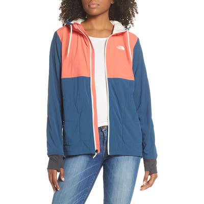 The North Face Mountain Insulated Zip Hooded Jacket, Red