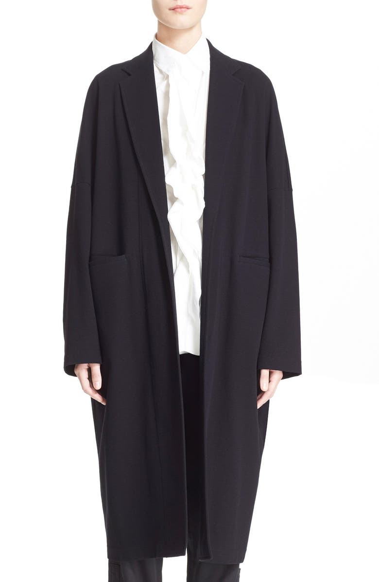 Y's by Yohji Yamamoto Tailored Collar Oversize Coat | Nordstrom