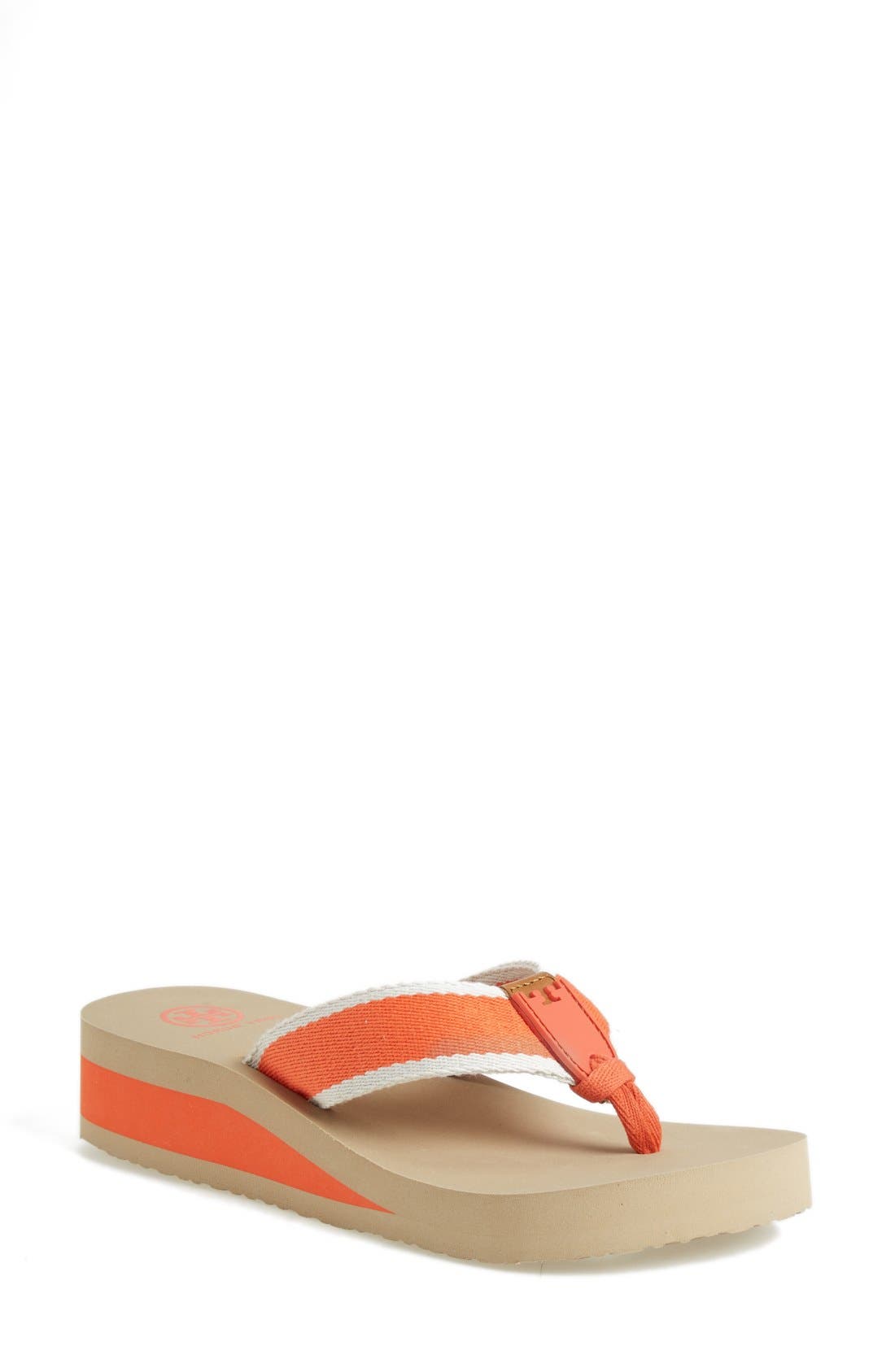 tory burch wedge flip flops nordstrom