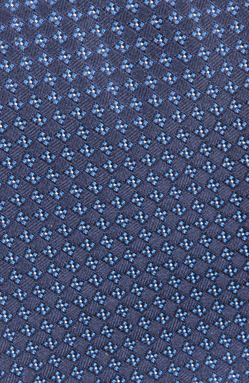 Shop Ralph Lauren Purple Label Bond St. Geometric Silk Jacquard Tie In Navy