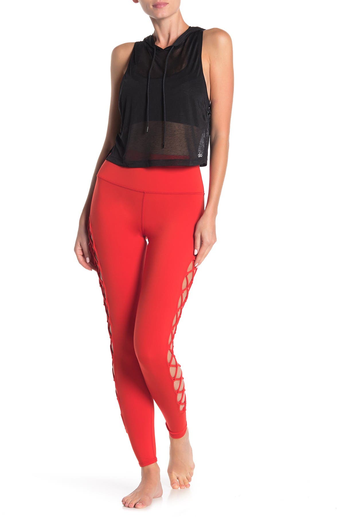 alo yoga cherry pop leggings