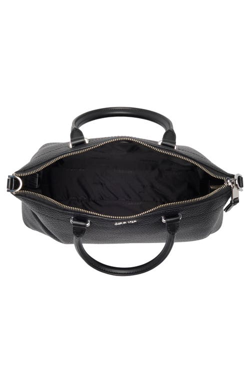 Calvin Klein Cypress Satchel Bag In Black/silver