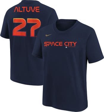 Nike Men's Nike Jose Altuve Navy Houston Astros Alternate Replica Player  Name Jersey