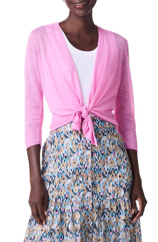 Shop Nic + Zoe Nic+zoe All Year 4-way Convertible Cardigan In Pink Lotus