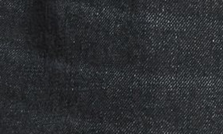 Shop Sacai Drawstring Frayed Hem Denim Shorts In Black