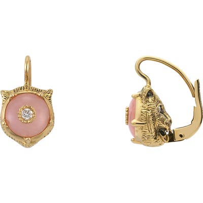 Gucci Le Marche Des Merveilles Feline Head Earrings